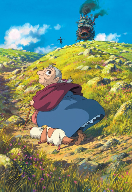 پوستر انیمه قلعهٔ متحرک هاول - Howl's Moving Castle